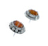 Navajo Oyster Shell Genuine Sterling Silver Post Earrings JX131058